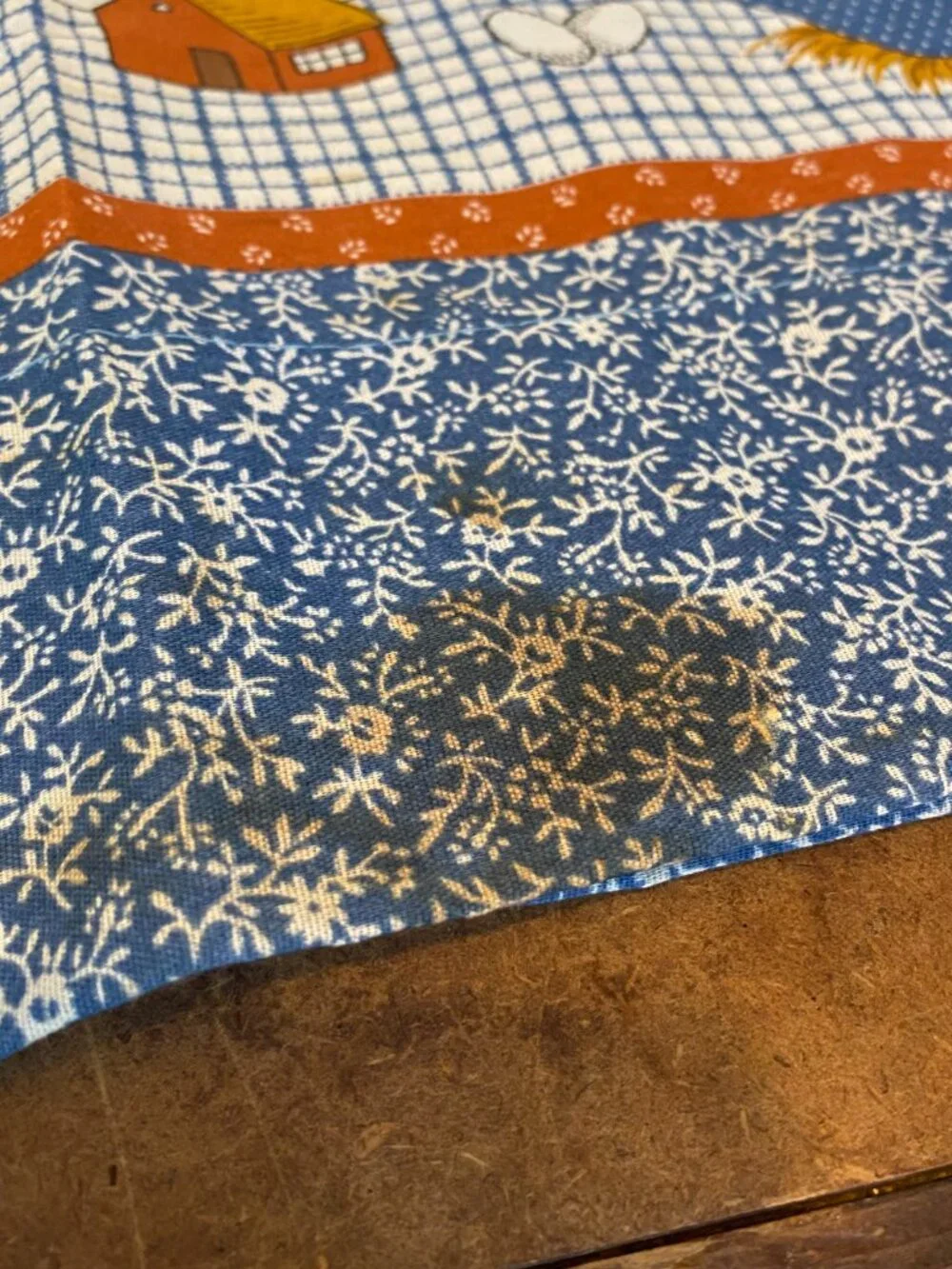 RARE SEARS 2 Vintage Country Kitchen Curtains Hen Chicken Nest Egg Barn Cottage